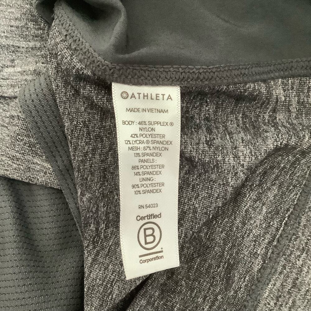 Athleta Excursion Gray Hybrid Athletic Skirt Skort Medium - Picture 11 of 11